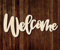 12" Welcome Font 2 BULK