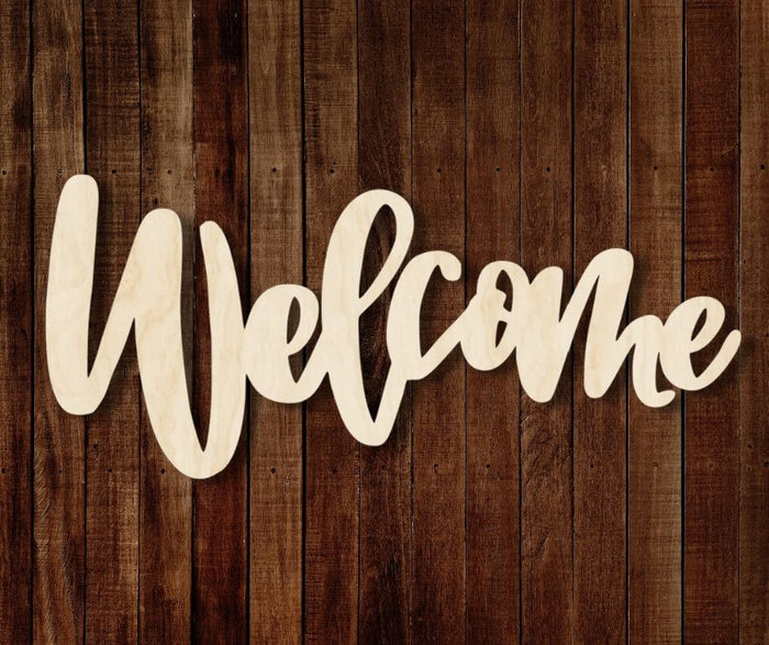 12" Welcome Font 2 BULK