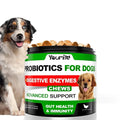【120 Chews】Probiotics for Dogs-  - Relieve stomach sensitivity and dog gut health probiotics - Digestive Remedies Happy Tails Pet Shop Store