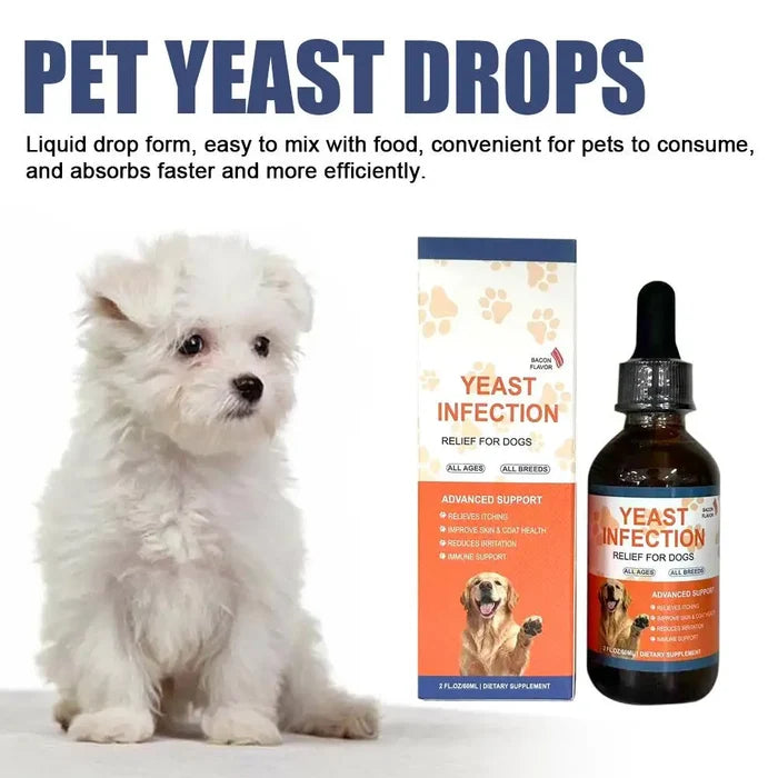 1/2/3PCS 60ML Dog Pet Drops Gentle Care Supplement To Maintain Healthy Coat and Skin for Dogs PET CARE Happy Tails Pet Shop Store
