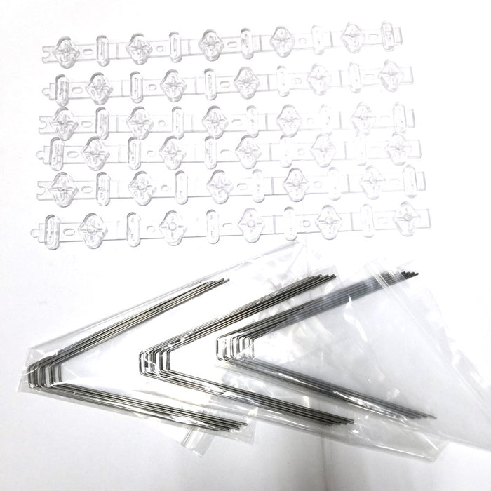 14Pcs Bird Spikes Kit Stainless Steel Bird Repeller Set