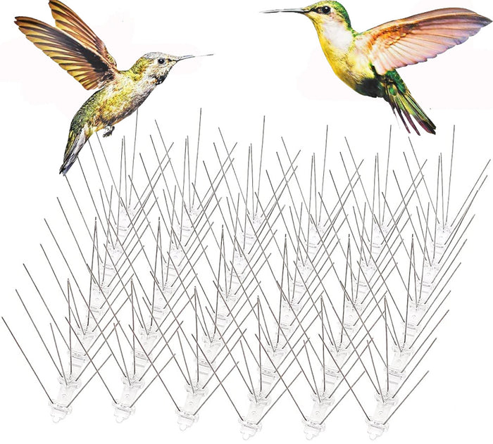 14Pcs Bird Spikes Kit Stainless Steel Bird Repeller Set