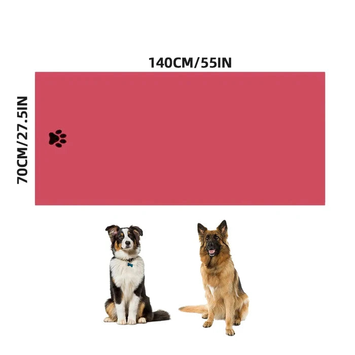 3 Size Options Microfiber Pet Bath Towel Embroidered Super Soft Absorbent Cat for Dogs Grooming Supplies Happy Tails Pet Shop Store