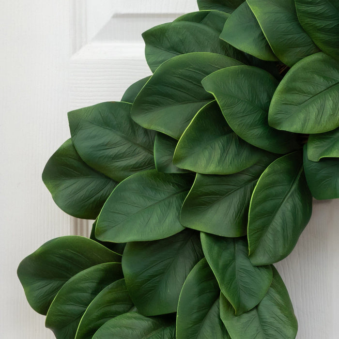 30” Artificial Magnolia Wreath