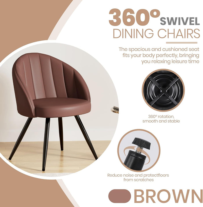 360° Swivel Vanity Chairs