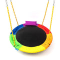 40" Saucer Swing - 700 lb Capacity, Weatherproof, Rainbow