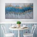 Abstract Handmade Oil Painting on Stretched Canvas in Unique Colors