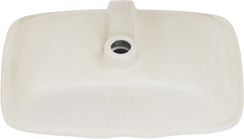 Aegean 20" Superellipse Rectangle White Finish Ceramic Undermount Sink - Altair Design