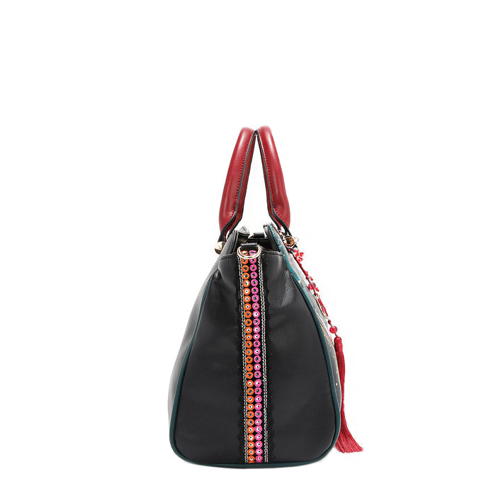AKIKO LA BELLEZA WIDE HANDBAG
