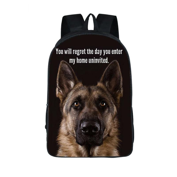 Animal German Shepherd Backpack