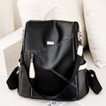 Anti-Theft Soft PU Leather Women's Backpack Fashion