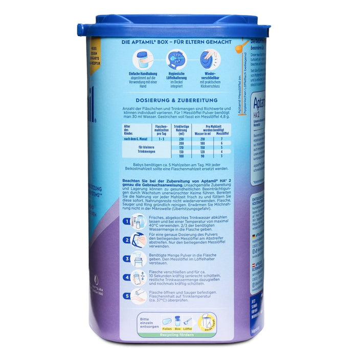 Aptamil HA Stage 2 Hypoallergenic – Follow - On Formula (800g) - Formuland