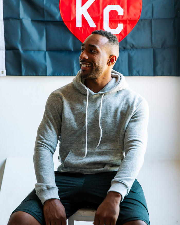 Athletic Grey Essential Unisex Hoodie