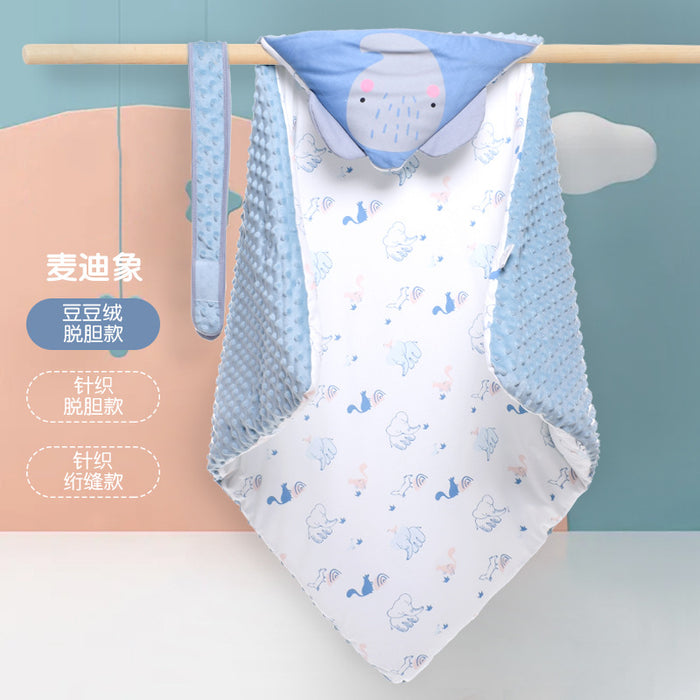 B- 071 sweat cloth printed bravery -160g silk floss + Blue peas-Madame WFB / 90*90cm