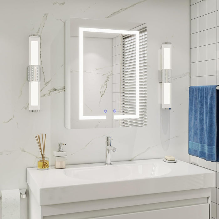 Badezimmer-Spiegelschrank mit LED-Beleuchtung