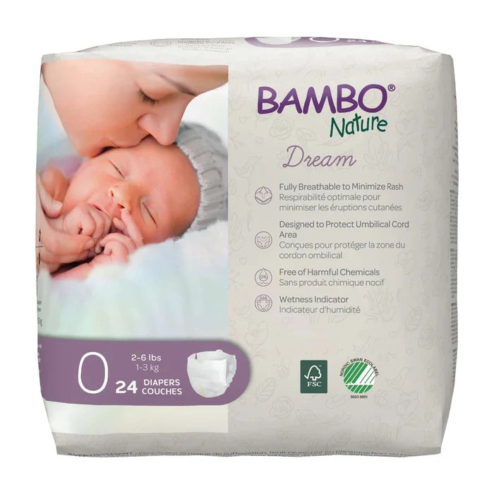 Bambo Nature Dream Diapers (Sizes 0–6) - Formuland