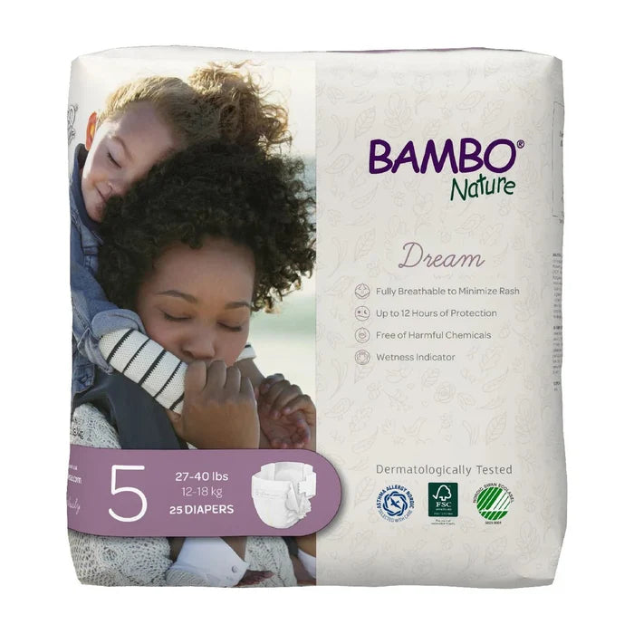 Bambo Nature Dream Diapers (Sizes 0–6) - Formuland