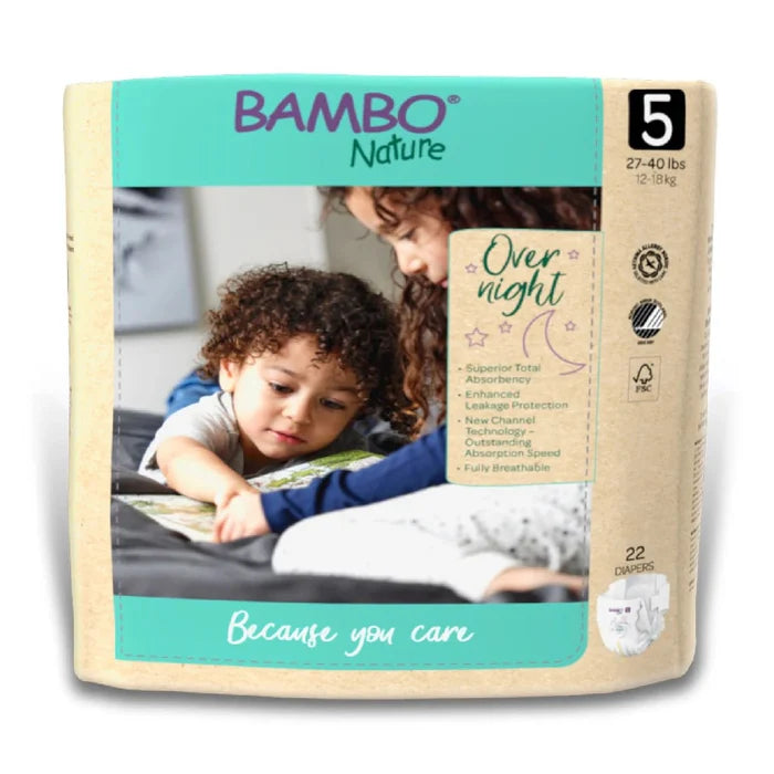 Bambo Nature Overnight Diapers (Sizes 3 - 5) - Formuland
