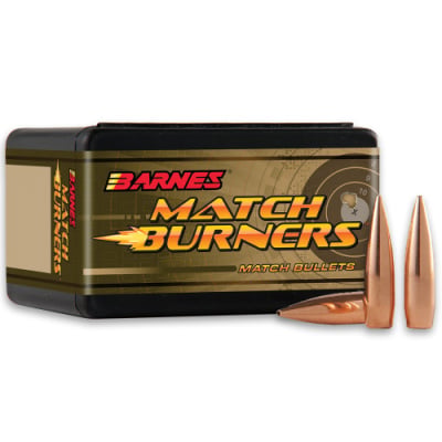 Barnes .243 Diameter 112 Grain Open Tip Match Match Burner 100 Count Bullets