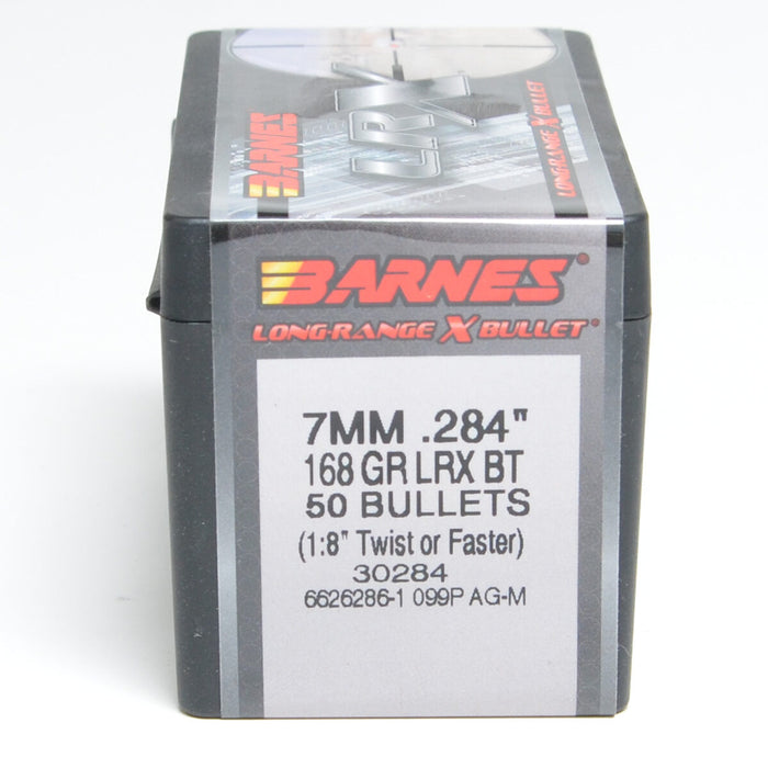 Barnes .284 Diameter 168 Grain Polymer Tip LRX 50 Count Bullets