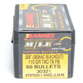 Barnes .308 Diameter 110 Grain Polymer Tip TAC-TX 50 Count Bullets