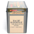 Barnes .308 Diameter 155 Grain Boat Tail Hollow Point Match Burner 100 Count Bullets