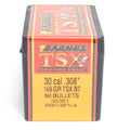 Barnes .308 Diameter 168 Grain Solid Hollow Point TSX 50 Count Bullets