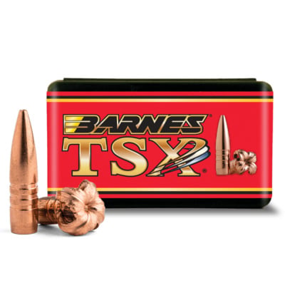 Barnes .366 Diameter 286 Grain Solid Hollow Point TSX 50 Count Bullets