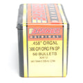 Barnes .458 Diameter 300 Grain Flat Base Flat Point 50 Count Original Bullets (45-70 Government)