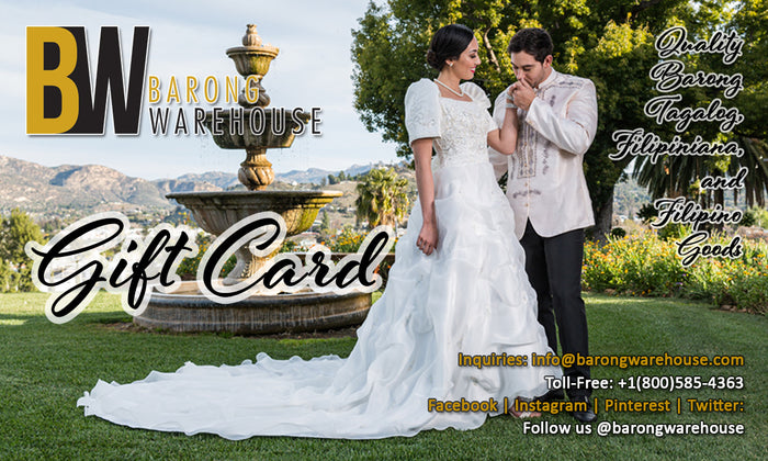 Barong Warehouse Gift Card
