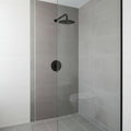 Bathroom Rain Shower System - Black Rainfall Shower Head