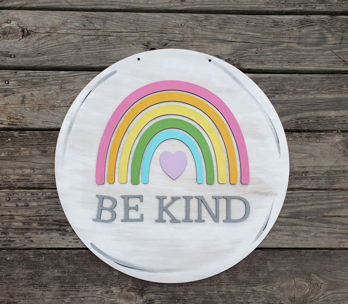 Be Kind Rainbow Round