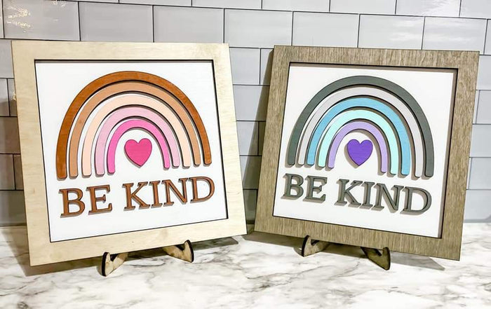 Be Kind Rainbow Stand