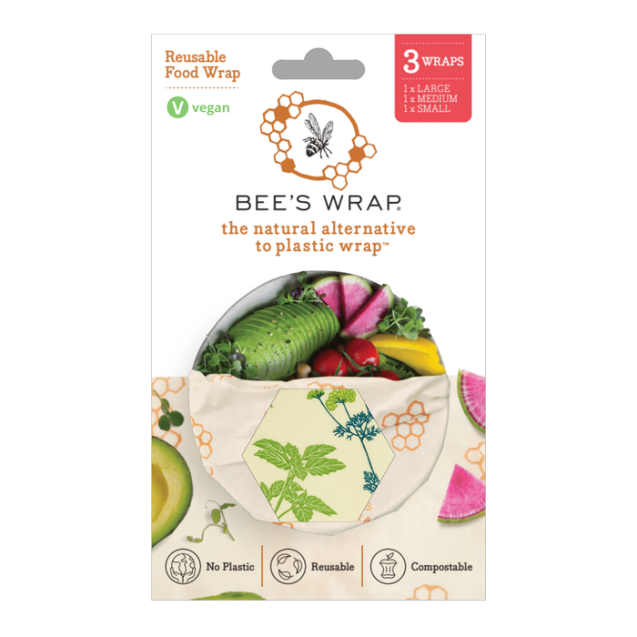Bee's Wrap Herb Garden, Assorted 3 Pack
