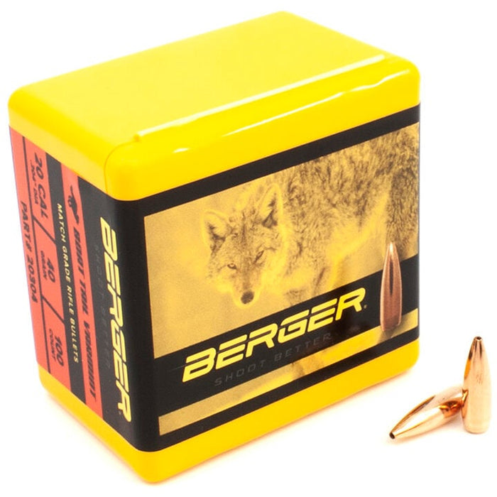 Berger .204 / 22 40 Grain Match Varmint Boat Tail (100)