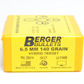 Berger .264 Diameter 140 Grain Open Tip Match Hybrid Target Bullets