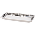 Black Plaid Platter