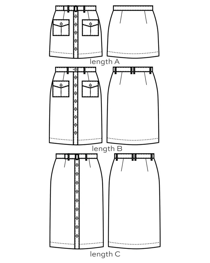 Blair Skirt - 14- 32 - By True Bias Patterns