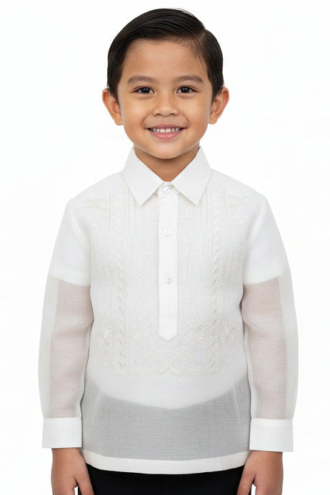 BARONG WAREHOUSE - BO02 - Boys' Organza Barong Tagalog