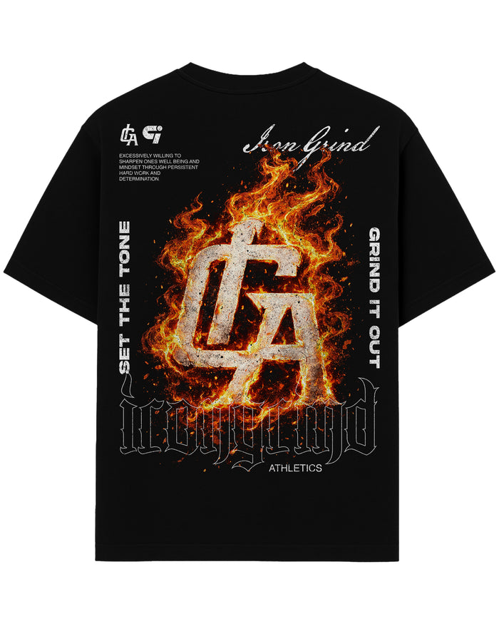 'Born In Fire' Heavyweight T-Shirt