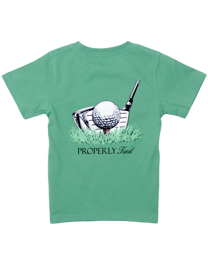 Boys Driver Short Sleeve Ivy Green