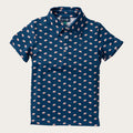 Boy's Short Sleeve Pro Performance Polo in Football