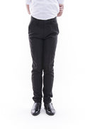 BARONG WAREHOUSE - BP01 - PRE-ORDER - Boy's Skinny Fit Formal Slacks Black