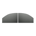 Front window pair (2 pieces)