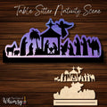 BULK 15" Nativity with Stand (Set of 10)
