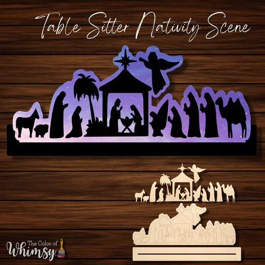 BULK 15" Nativity with Stand (Set of 10)