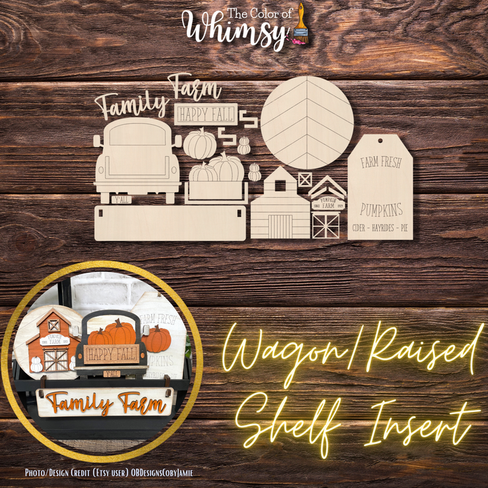 *BULK* Pumpkin Truck Wagon/Shelf Additions (Count of 10)