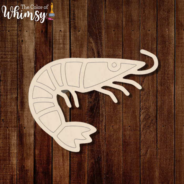 BULK Shrimp Ornament (with Hole)