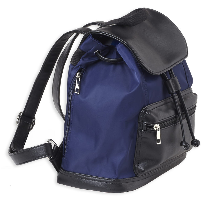 Bulldog Cases Backpack Style Purse with Holster Most Small Pistols & Revolvers Leather Navy Medium