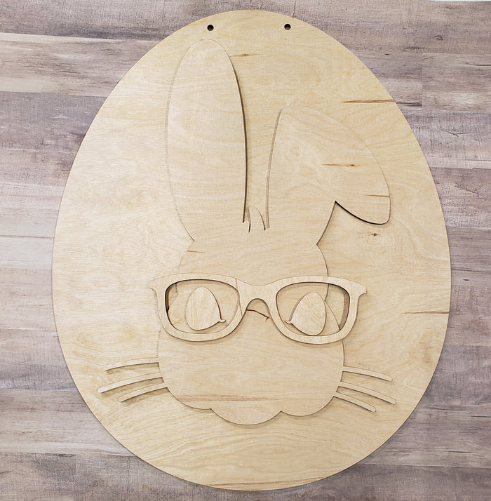Bunny with Glasses